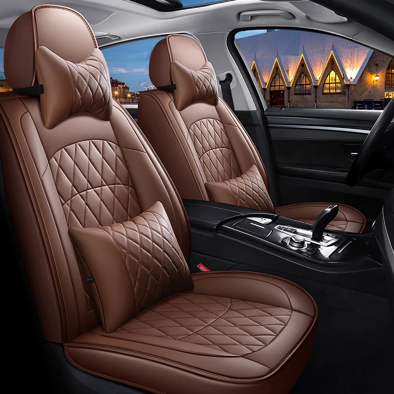 Leather Car Seat Cover For Mercedes C-CLASS C180 C200 C230 C240 C250 C280 C300 CL200 CL500 CL550 CLA Accessories | Автомобили и