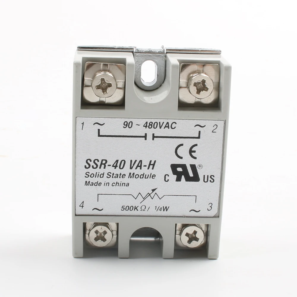 DMWD твердотельное реле SSR 40VA H 40A на самом деле 500 кОм 4 Вт до 90 480 В AC сопротивление
