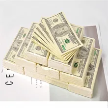 10 шт. 100$ долларов салфетка американская долларовая банкнота денежные банкноты Полотенца вечерние подарок одноразовые салфетки для свадьбы украшение для вечеринки в день рождения