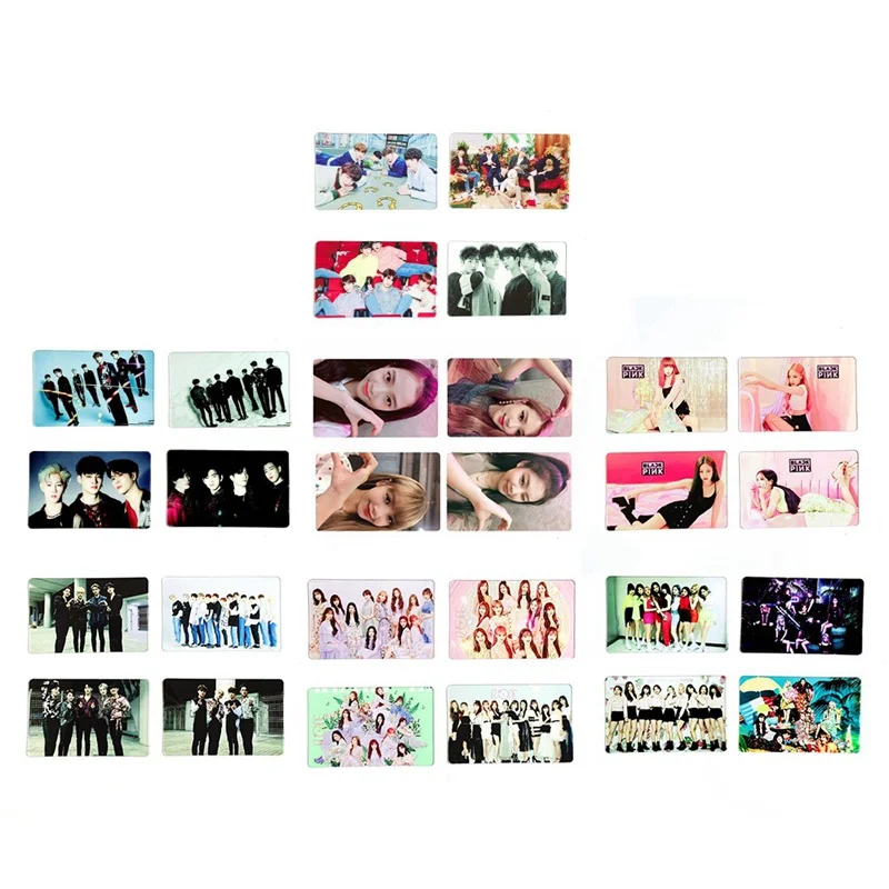 1 комплект K-pop Twice Blackpink GOT7 ПВХ прозрачная Фотокарта альбом Фотокарта вентиляторы коллекция подарок