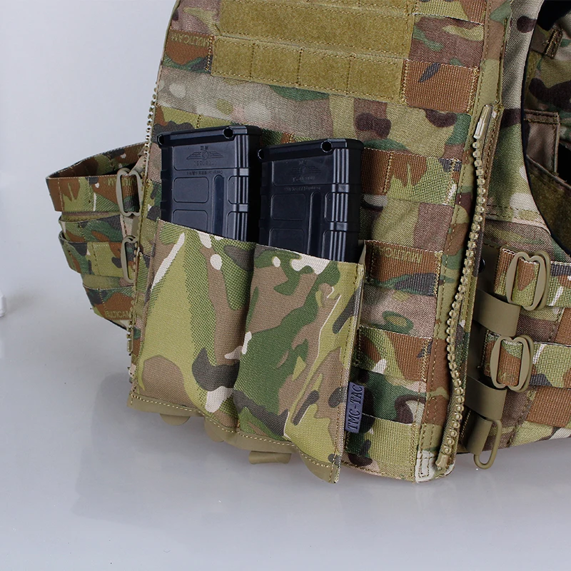 TMC TS Тактический Двойной подсумок 5,56 Военная переноска магазинная сумка быстрая нарисованная открытая верхняя 2963
