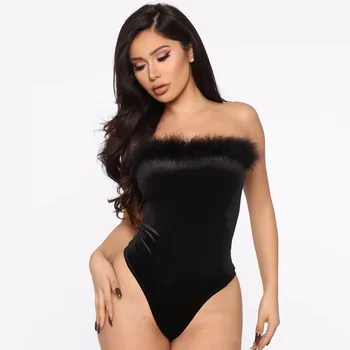 

Sexy Bodysuits for Women Off Shoulder Sleeveless Party Clubwear Bodycon Summer Clothes Skinny Club Body Tops