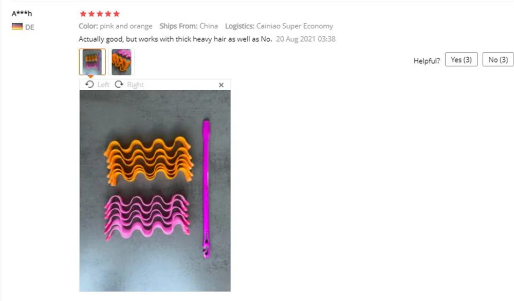 Description Picture 3 of item12pcs Heatless Hair Curler No Heat Hair Rollers Soft Curls Curling Rod Roller Sticks Perm Rods Wave Formers Hair Styling Tools