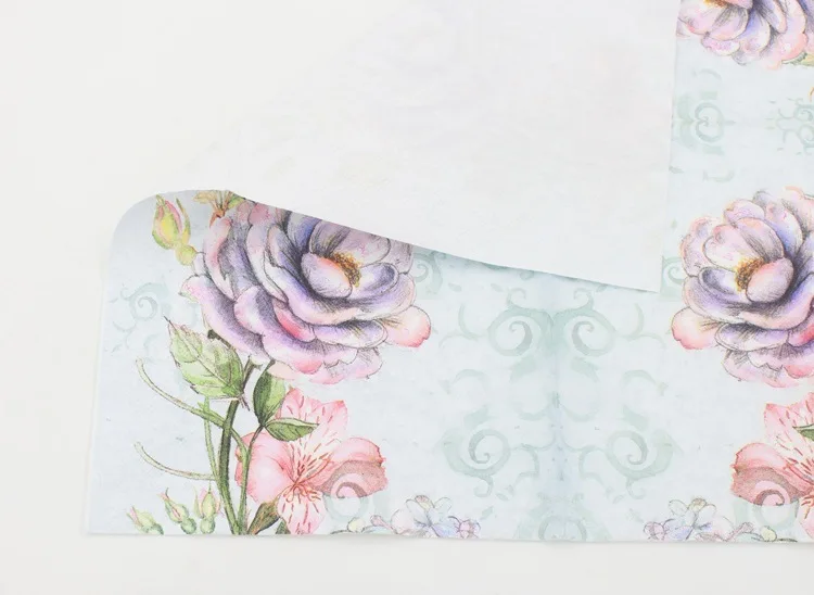 20Pcs/set Napkins Paper Decoupage Tissue Flowers Wedding Birthday Party DIY Decoration | Дом и сад