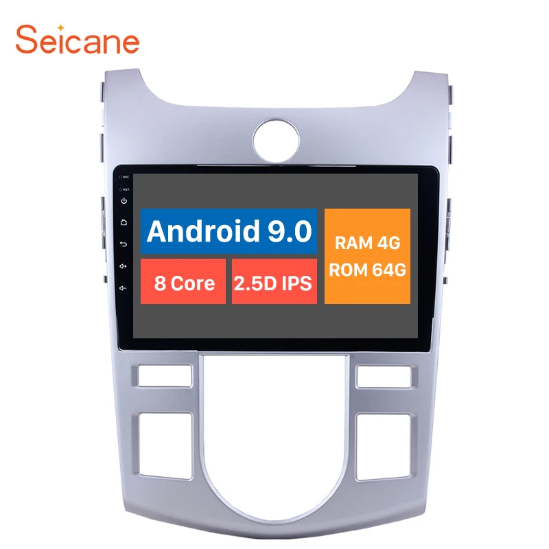 Seicane 9" Android 10.0 Radio DVD Player Navigation System For 2008 2009 2010 2011 2012 KIA FORTE (AT) With Bluetooth Wifi 3G |