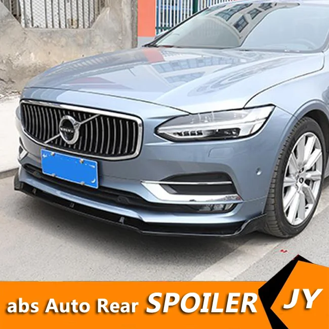 Защитный диффузор для заднего бампера Volvo S90 ABS 2018 2019 комплект кузова бампер