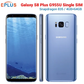 

Brand New At&t Samsung Galaxy S8 Plus S8+ G955U Mobile Phone LTE Snapdragon 835 Octa Core 6.2" 4GB 64GB NFC 12MP 4G Phone G955A
