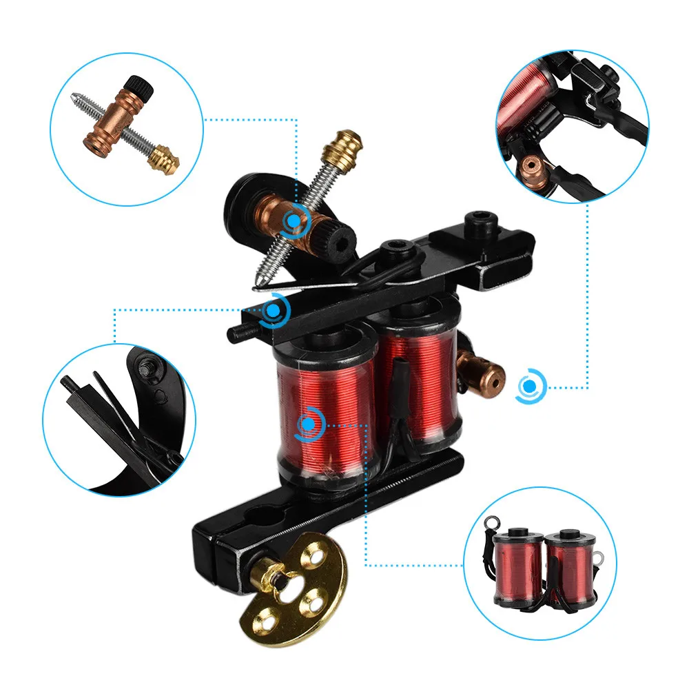 Black iron wave nail Manooby обёрточная бумага катушки Перманентная машина литья железа 10 обёрточная бумага s углеродистая сталь ручной работы для Shader& Liner - Цвет: Black iron wave nail