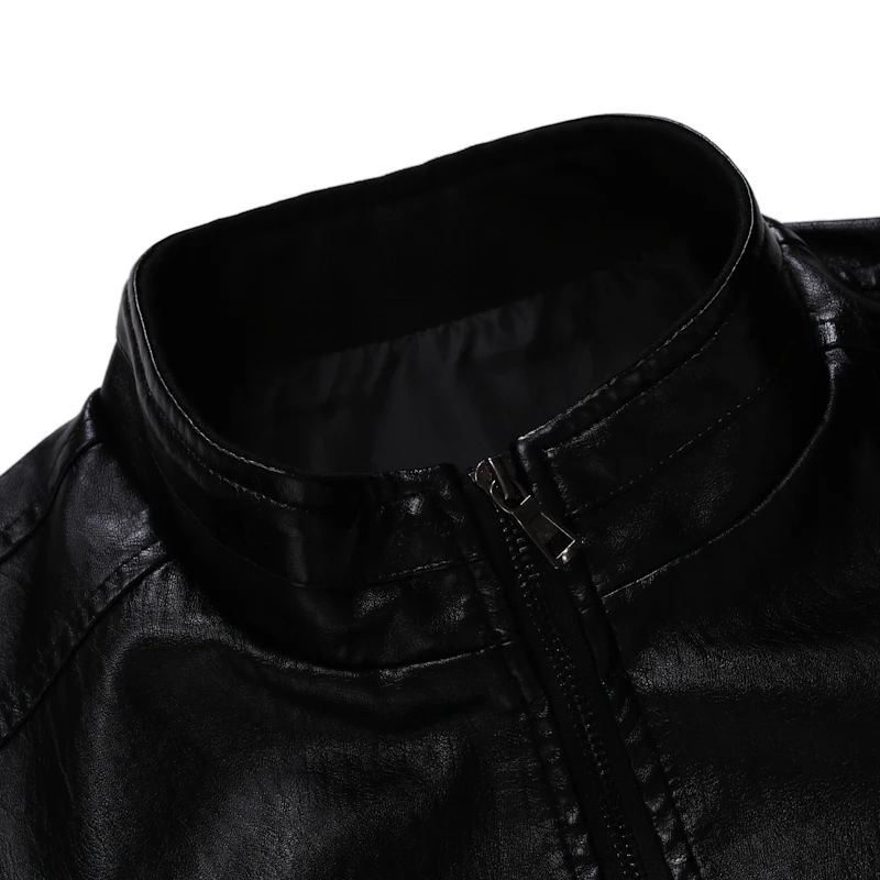 Autumn And Winter New Style MEN'S Leather Coat Ouma Trend of Fashion Youth Slim Fit Locomotive PU Leather Jacket