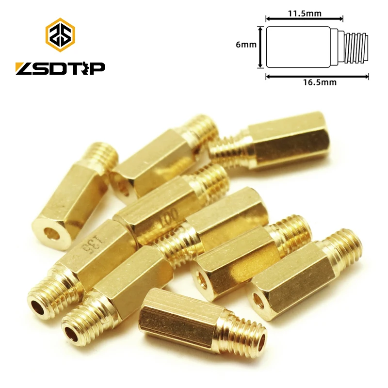 Carburetor Main Jet ZSDTRP 10pcs M5 Thread for BD CRS FCR FCR-MAX PD PE PJ PWK PWM Carbs Injector Nozzle Size 60-215 motorcycle carburetor jets