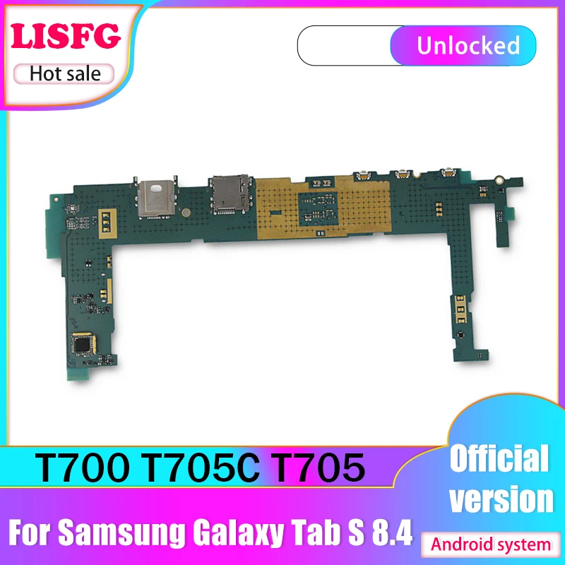 Оригинальная разблокированная материнская плата для Samsung Galaxy Tab S 8 4 T700 / T705C T705 с