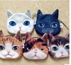 Cute Coin Purses Wallet Ladies 3D Printing Cats Dogs Animal Big Face Change Fashion Cute Small Zipper Bag for Women Pouch ► Photo 2/6