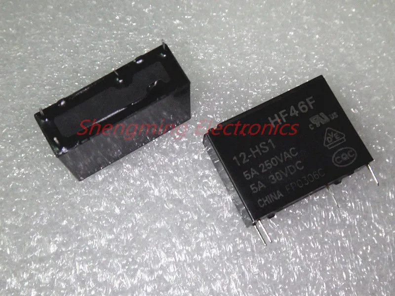 Реле HF46F/5 HS1 HF46F/12 HF46F/24 5VDC 12VDC 24VDC 5A 250VAC|relay 250vac|relay 5arelay 24vdc |