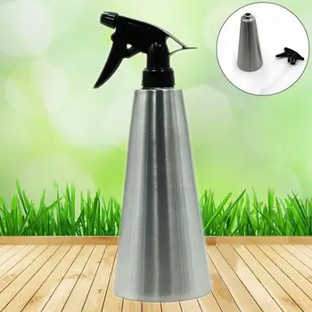 

800ml Spray Bottle Stainless Steel Watering Flower Planter Pouring Kettle Can Garden Mister Sprayer Planting Kettle for Garden