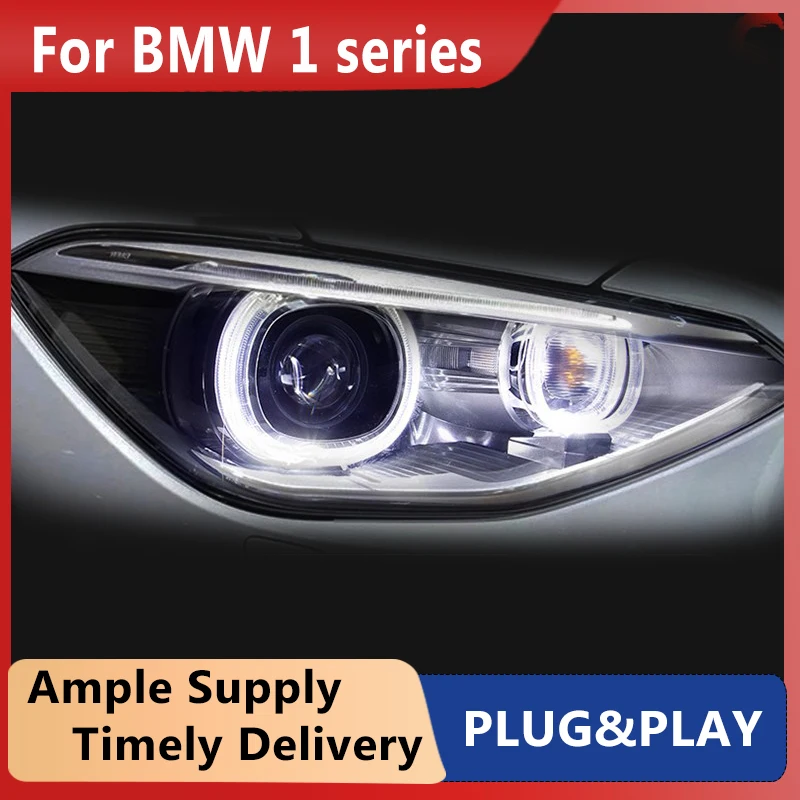 

Car Headlights For BMW the 1 series F20 2012-2015 Headlight Headlamp Bi Xenon Lens HID High Low beam light