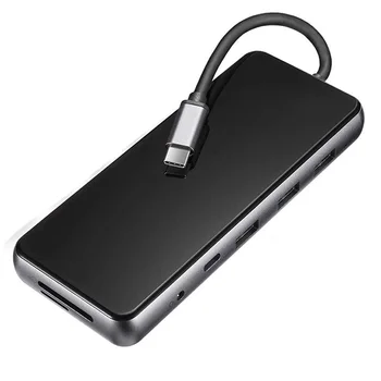 

Laptop Docking Station 12 in 1 Triple Display Dual HDMI 4K VGA PD3.0 SD TF USB C Hub for Mac/Windows System Thunderbolt