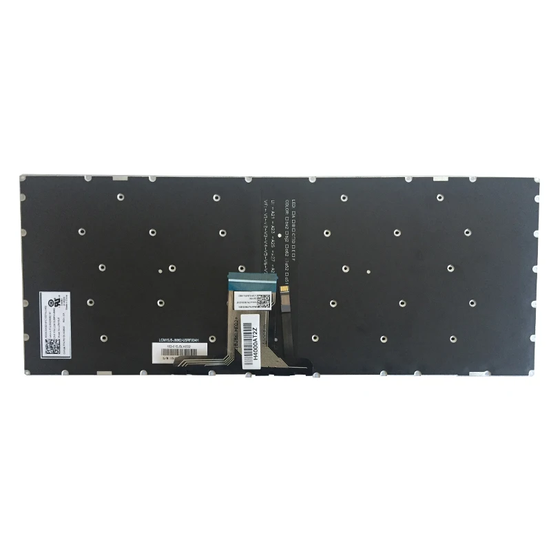 Teclado do Portátil do Brasil br para Lenovo Novo Yoga 710-15ikb 710-15isk Backlight Preto - 710-14ikb 710-14isk - Imagem 3
