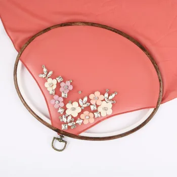 

Design code 7# crystal glass stitched 3d flower chiffon long shawl scarf hijab tudung malaysia 180*75cm