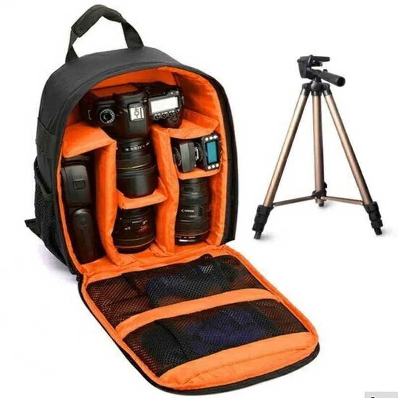 Уличная сумка для цифровой зеркальной камеры, Повседневная сумка на плечо для камеры, профессиональная водонепроницаемая сумка для камеры, унисекс, съемная перегородка