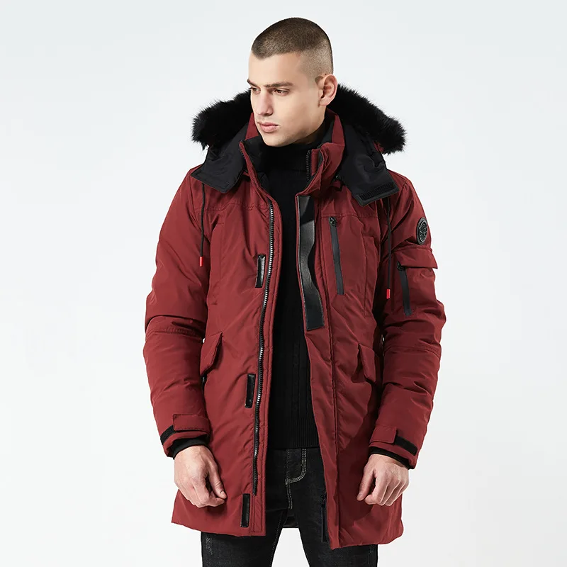 2020 Winter Jacket Men Long Fur Collar Hooded Parka for Men Thick Warm Army Military Tactical Windproof Outerwear Sports Coat 2020 Winter Jacket Men Long Fur Collar Hooded Parka for Men Thick Warm Army Military Tactical Windproof Outerwear Sports Coat