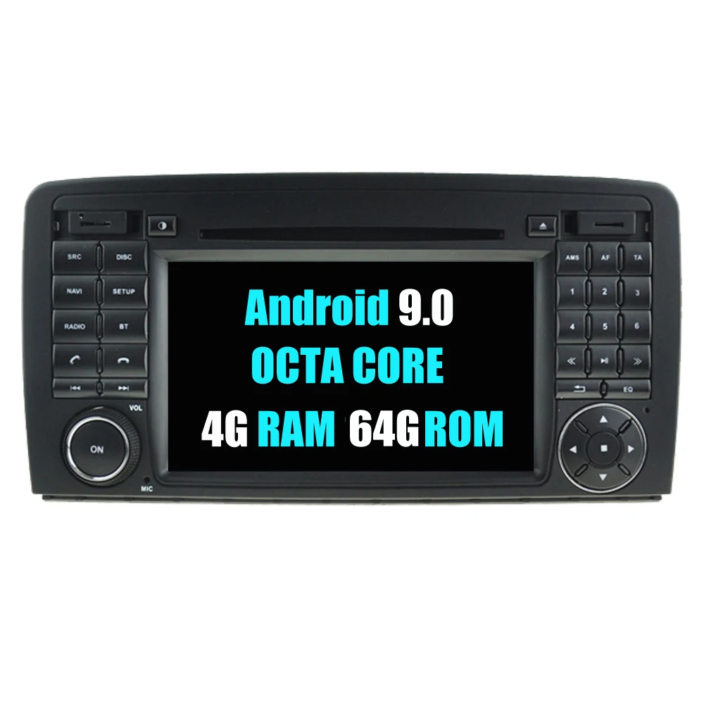 Flash Deal RoverOne Car Multimedia Player For Mercedes Benz R Class W251 R280 R300 R320 R350 R500 Android 9.0 Octa Core Radio DVD GPS 1