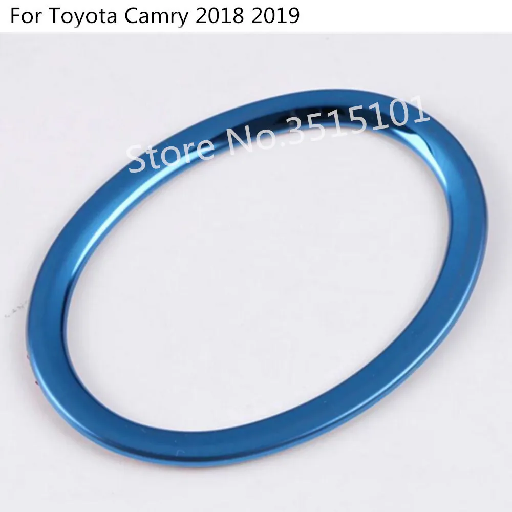 Для Toyota New Camry XV70 Автомобильная липучка Стайлинг крышка рулевого колеса Интерьер бревна комплект отделка лампы рамка 1 шт