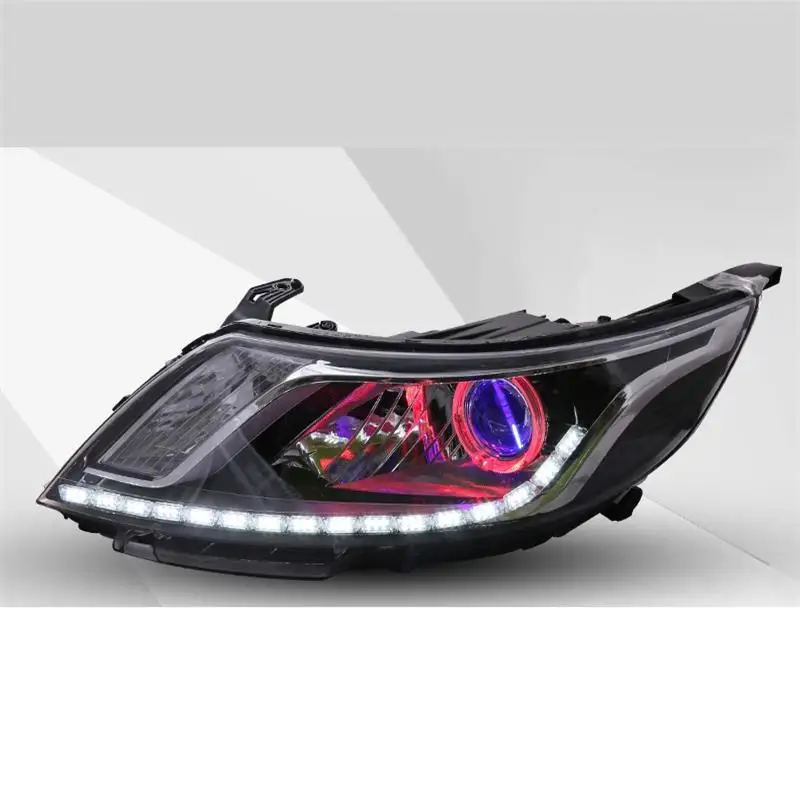 Запчасти Assessoires стайлинг автомобилей Luces Para Авто ходовые светодиодные фонари в сборе Cob Drl автомобиля Освещение Фары 17 для Kia K2