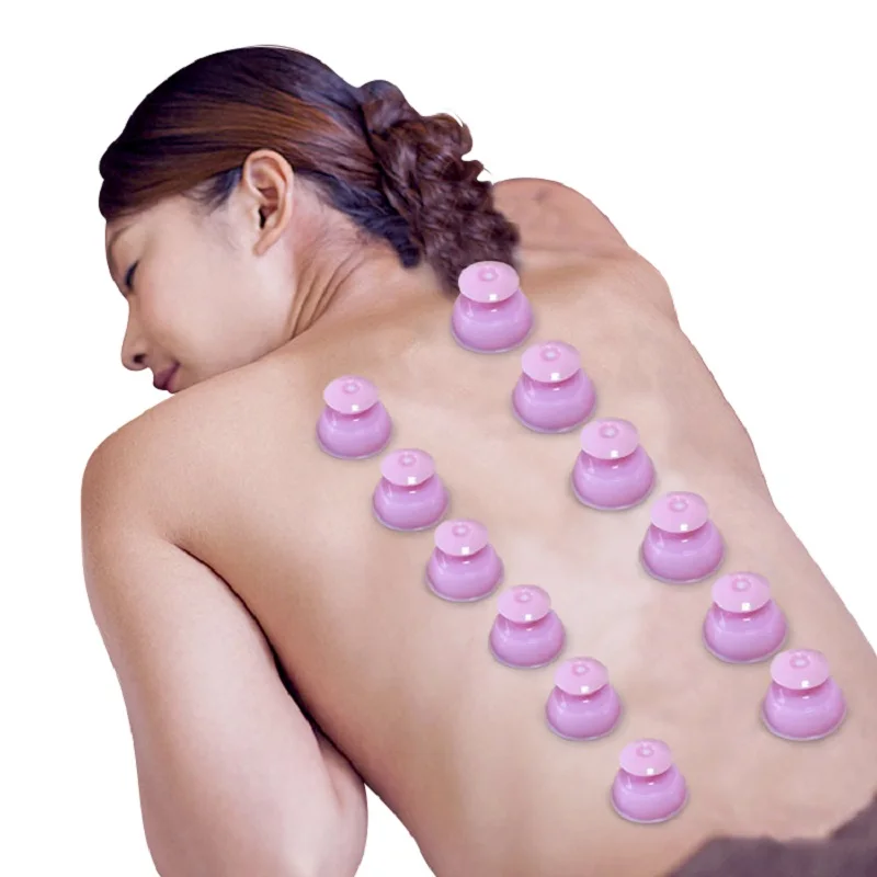 

Health care Anti Cellulite Massager Vacuum Cans Silicone Cupping Cups Family Full Body Massage Back Massage Drop Shipping