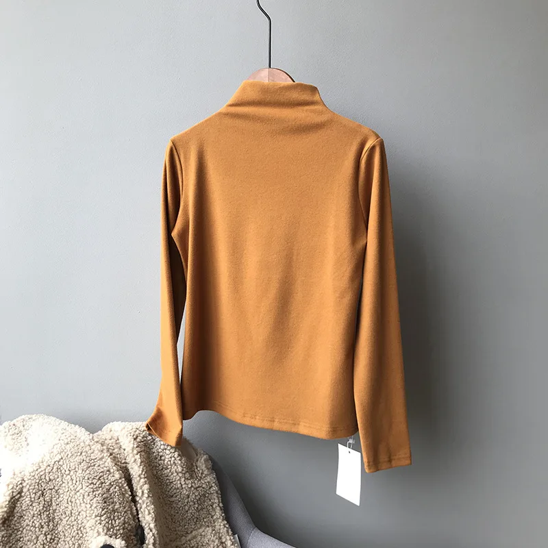 Women's Turtleneck Sweaters Autumn Winter Soft Warm Knitted Pullovers Basic Women Sweater Female Jumpers Tops Pulls Femmes