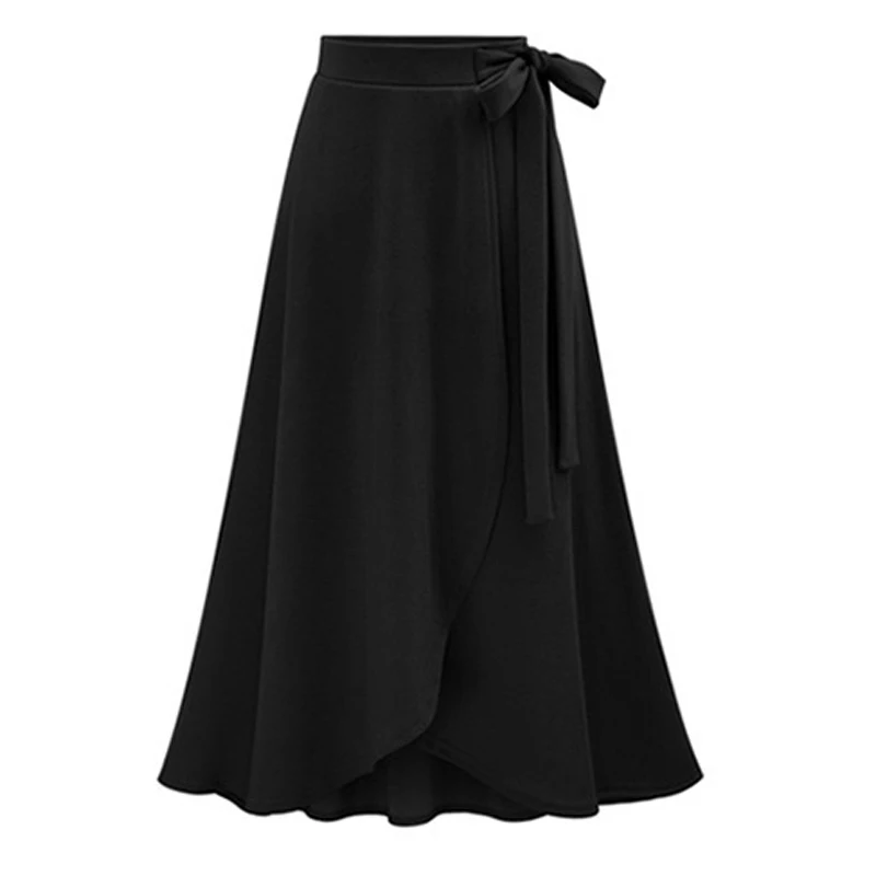 Belle Poque длинные плиссированные юбки женские Saias Midi Faldas элегантные юбки женские осень зима винтажные юбки Повседневные - Цвет: Black