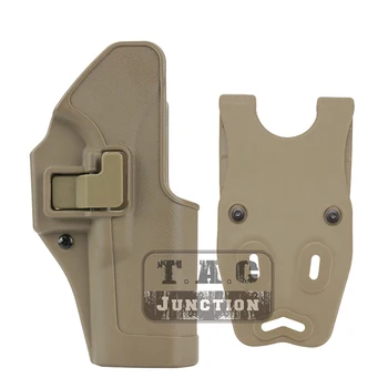

Tactical Serpa CQC Concealment Pistol Holster Quick Right Hand w/ Jacket Slot Duty Belt Loop Holster For Glock 17 19 22 23 31 32