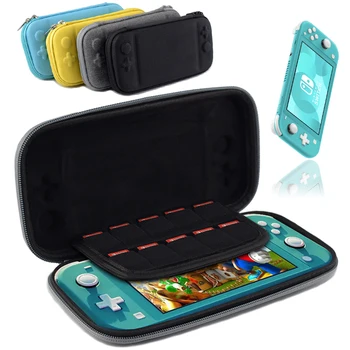 

For Nintendo Switch Lite ConsoleSlim Carrying Case Storage Bag Shockproof Travel Case Nylon Fabric + EVA + Plush Cloth 4 Corlor