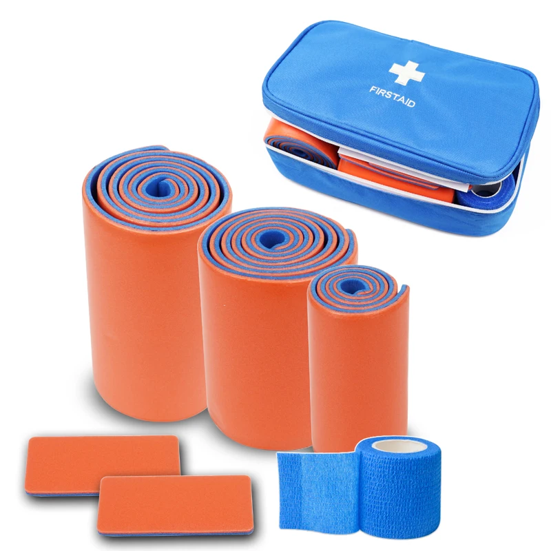 7PCS Survival Splint Bandage Roll Pet Leg Wrist Fixed Fracture Rescue Protection Kit for Emergency First Aid | Красота и здоровье