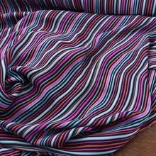 Очень мягкая на ощупь шелк жоржет ткань с радугой цифровая печать 18 момме 140 см