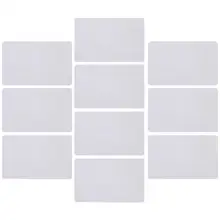 10 шт./компл. 13,56 МГц Смарт RFID блок 0 перезаписываемый брелок для IC карты UID Сменные доступа карта идентификатор пользователя карты Сменные