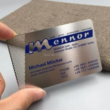 Нержавеющая сталь Материал игральные карты серебристая металлическая визитная карточка