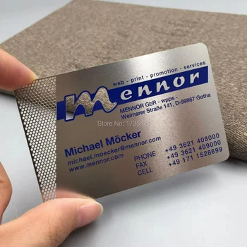 

Stainless steel material playing cards sliver metal business card