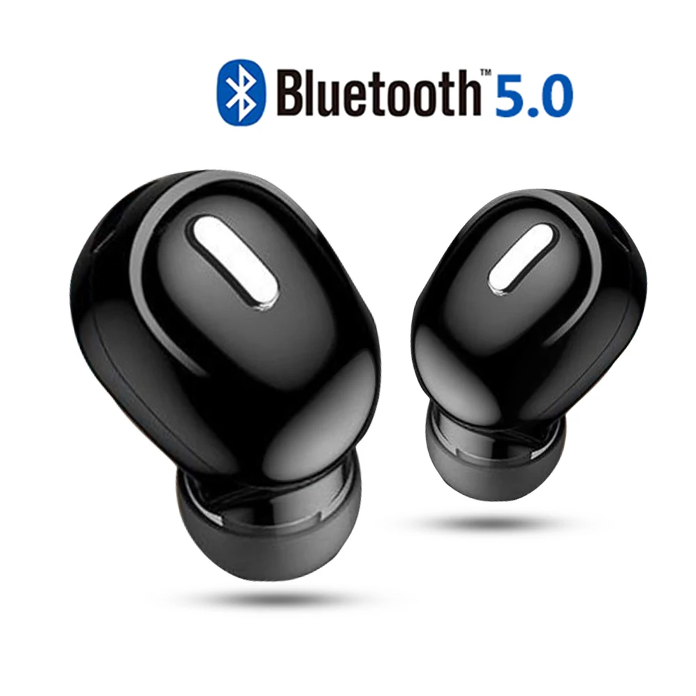

Mini Wireless Bluetooth 5.0 Earphonefor All Phone in Ear Sport with Mic Handsfree Headset Earbuds For Xiaomi Samsung Huawei