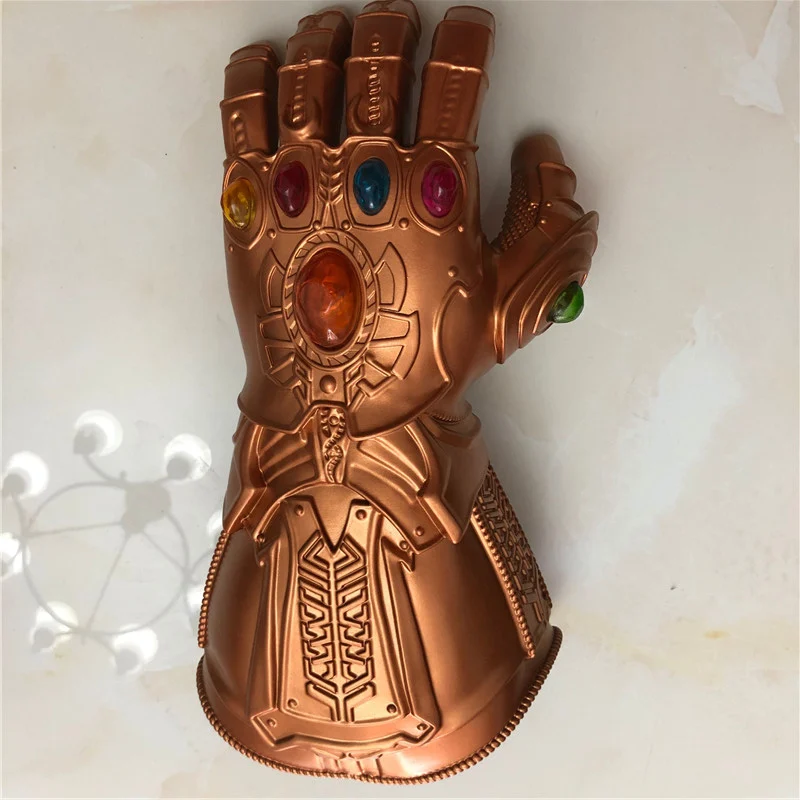 4 завершающей Thanos светодиодный перчатку камни военные СВЕТОДИОДНЫЕ перчатки для детей и взрослых, подарок на Хэллоуин Косплэй