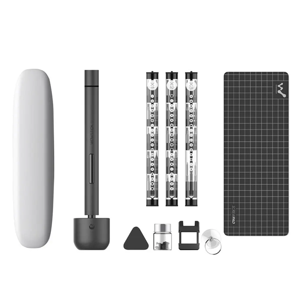 WOWSTICK 1F + Мини электрическая отвертка аккумуляторный шуруповерт комплект