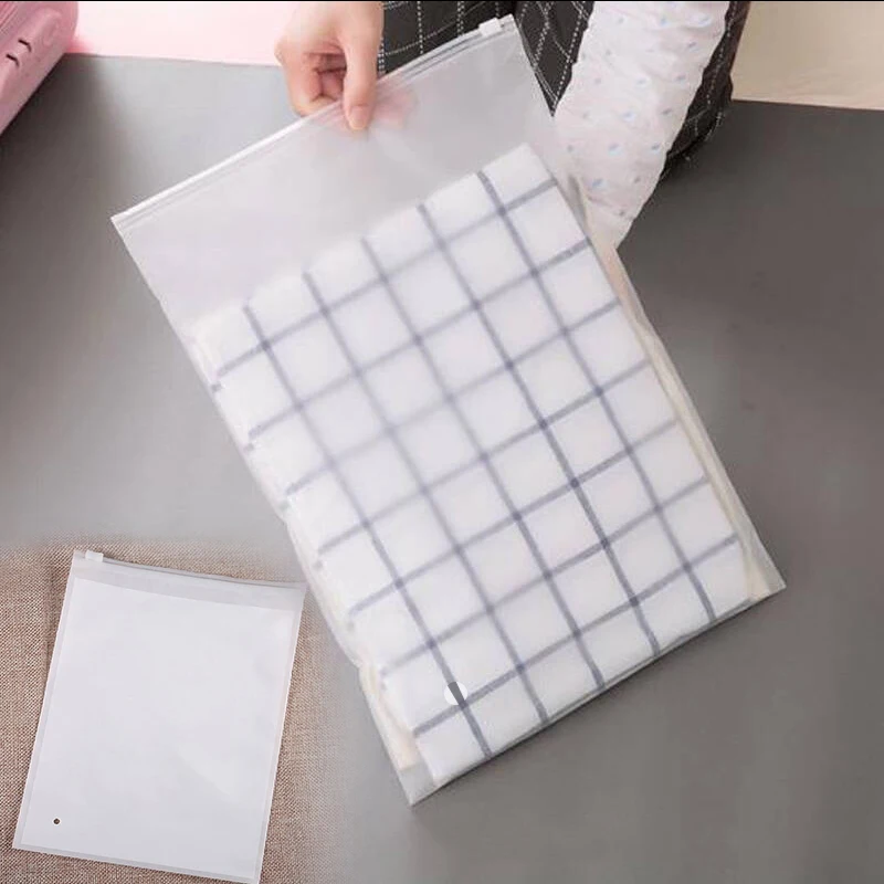 Ziplock сумка матовая пластиковая упаковка на молнии для хранения