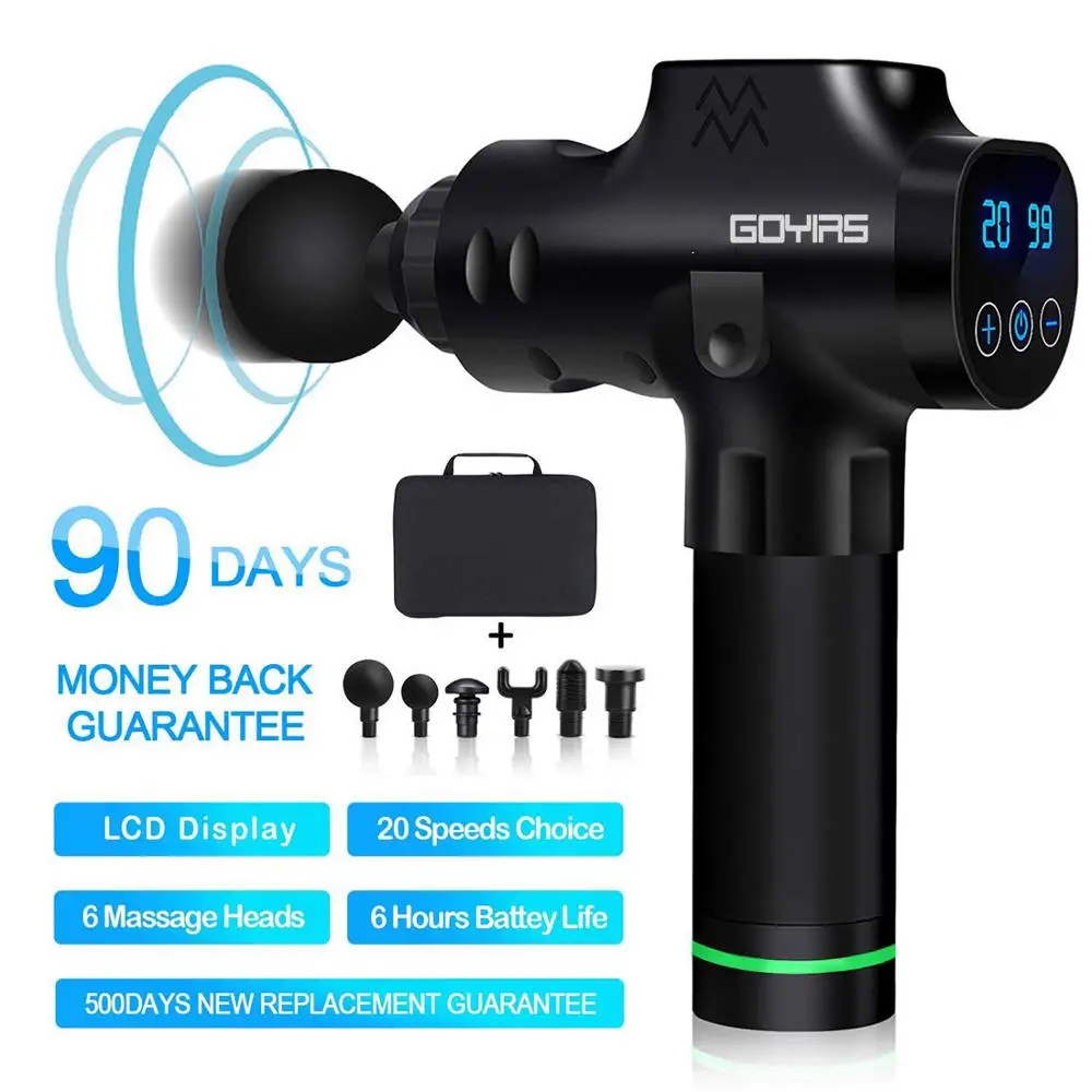 

Muscle Massage Gun Body massage relaxation Pain Relief, Handheld Electric Super Quiet Brushless Motor massage relaxation MGJ02