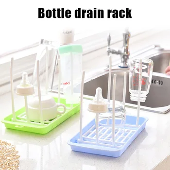 

Folding Feeding Bottle Drying Rack Foldable Washabe Bottle Water Drain Rack Hot Sales