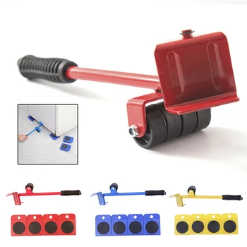 

5pcs/Set Furniture Mover Roller Lifter Easy Slides Transport Lifting Tool Furniture Accessories Furniture Transportation Aids
