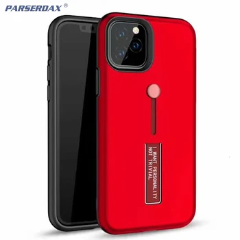 

Fold Open Finger Loop Strap Cover For Apple iPhone 11 Pro Max X XS XR 8 7 Plus 6 6S 5 5S SE Armor Shockproof Phone Case 1000Pcs