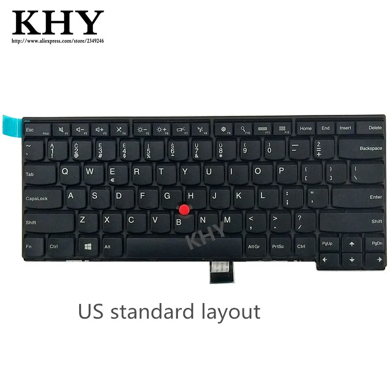 Новая Оригинальная клавиатура для ThinkPad L440 L450 L460 T431S T440 T440P T440S T450 T450S T460 PN 04X6377 |