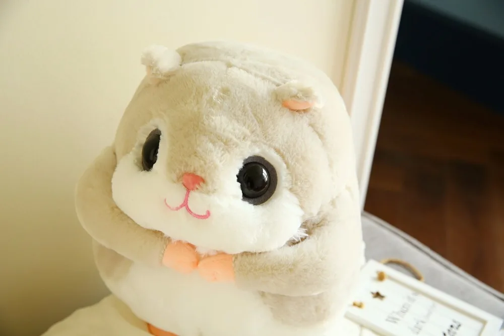1 шт., 35 см, Kawaii, летающая белка, плюшевые игрушки, укомплектованная кукла-животное, милые игрушки-хомяки для детей, подарки для детей, мягкие подушки