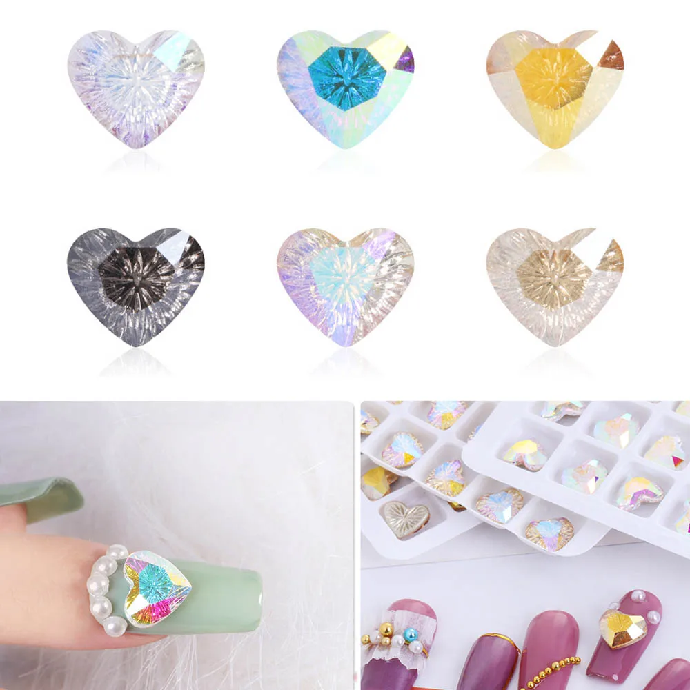 15 Colors/Box of Different Shapes 3D DIY Nail Art Crystal Decorative  Rhinestones - China Nail Stones and Nail Art Stone price | Made-in-China.com