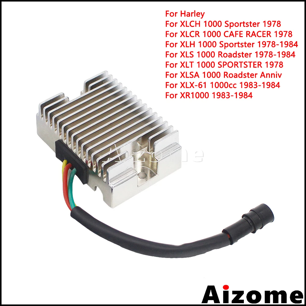 Moto 74504-78 Raddrizzatore Regolatore Di Tensione Per Harley Sportster Roadster Xlch Xlh Xls Xlt 1000 Xlsa Xr1000 1979-1984