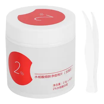 

Facial Cleansing Wipes With Cotton Swab For Removing 2% Salicylic Acid, Super Soft Washable Reusable, Extra Delicat